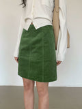 EIGHTHMONTH Casual Corduroy Skirt