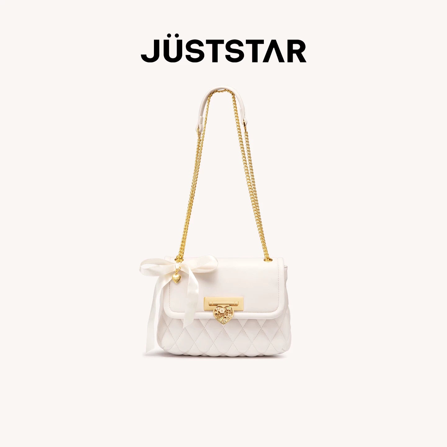 JUST STAR Rhombus Shoulder Messenger Bag