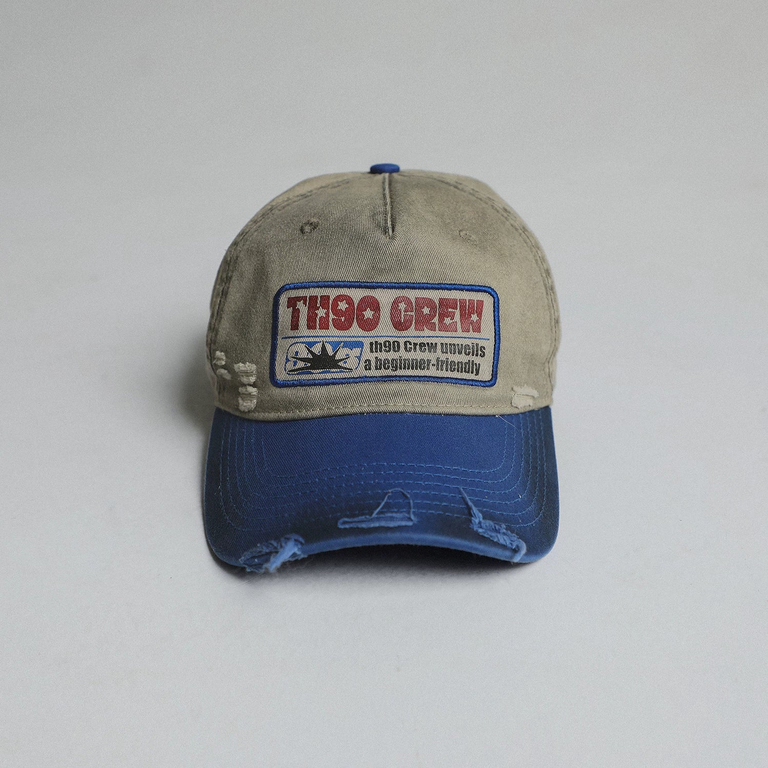 TH90CREW Vintage Destroyed Old Baseball Cap