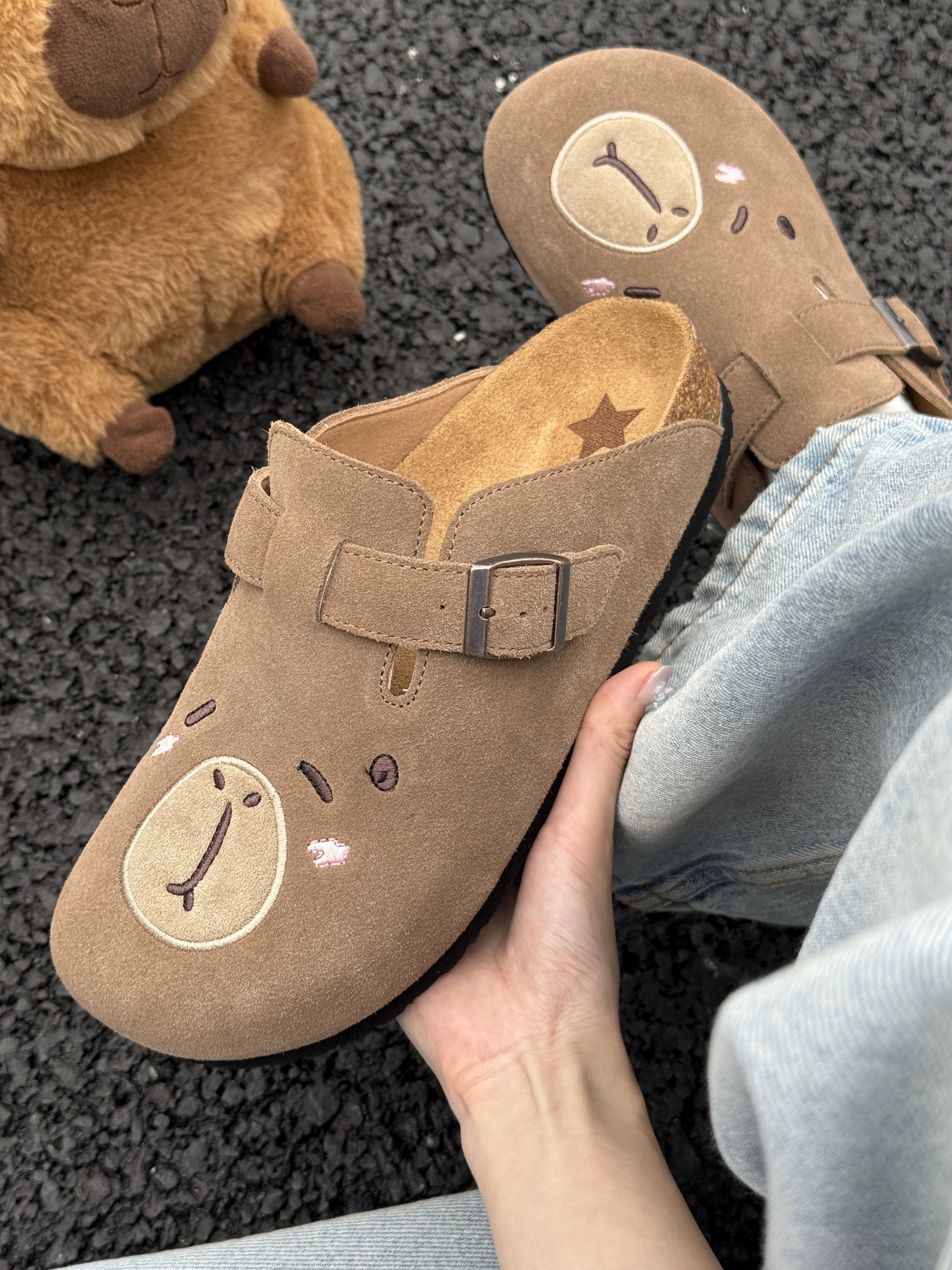 Cat & Sofa Pedal Wear Versatile Bag Head Birkenstocks