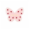 Mule Donkey Pink Cherry Butterfly Hairpin
