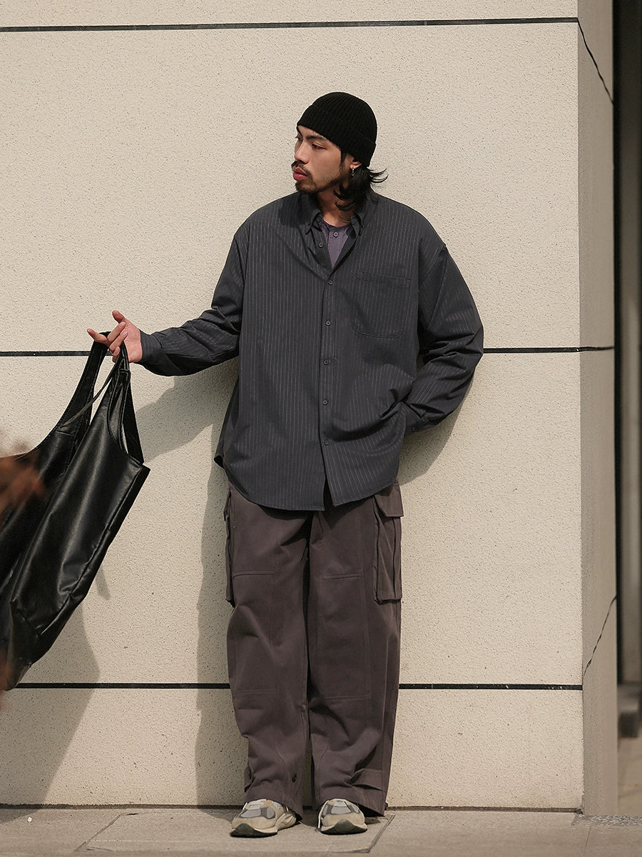 NOEARS Vintage Loose Lazy Style Shirt