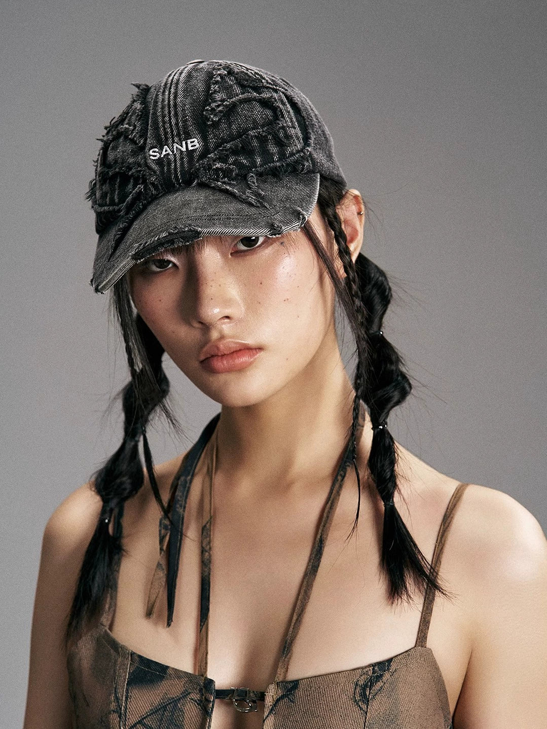 SANB Diablo Collage Old Wrecked Cowboy Cap