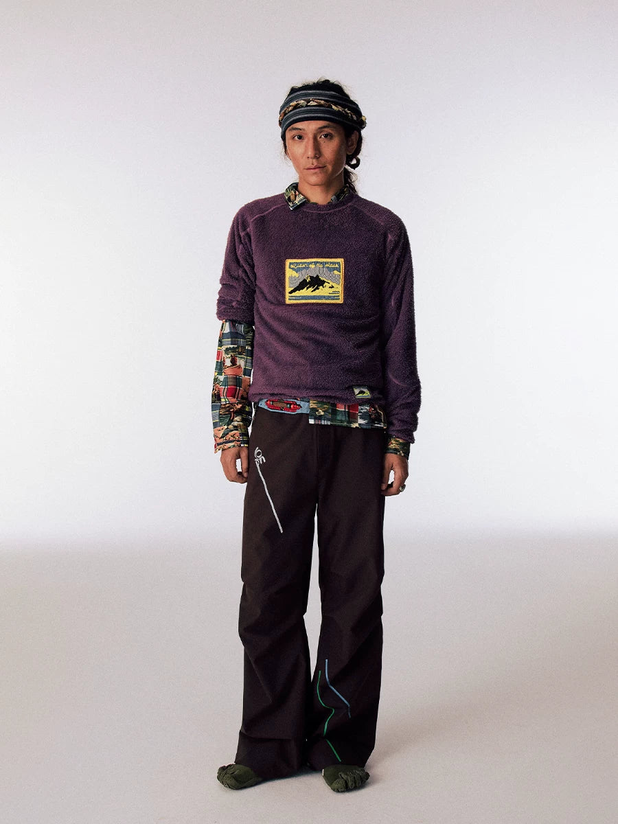 CONP Handmade Beaded Belt Off-road Hiking Waterproof Pants