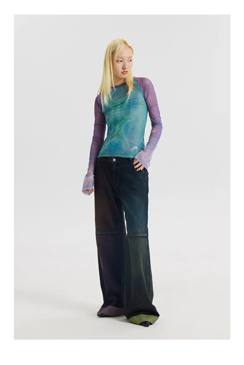 CONP Shoulder Mesh Slim Tee
