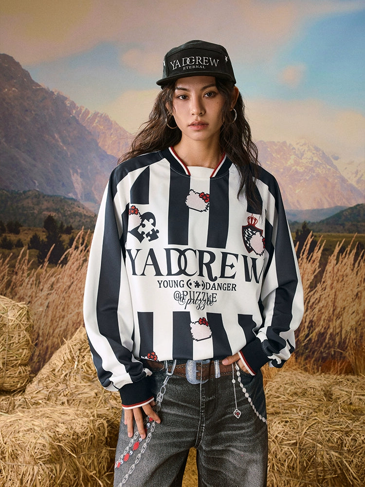 YADcrew Kitty Juvy Long Sleeve Tee Jersey