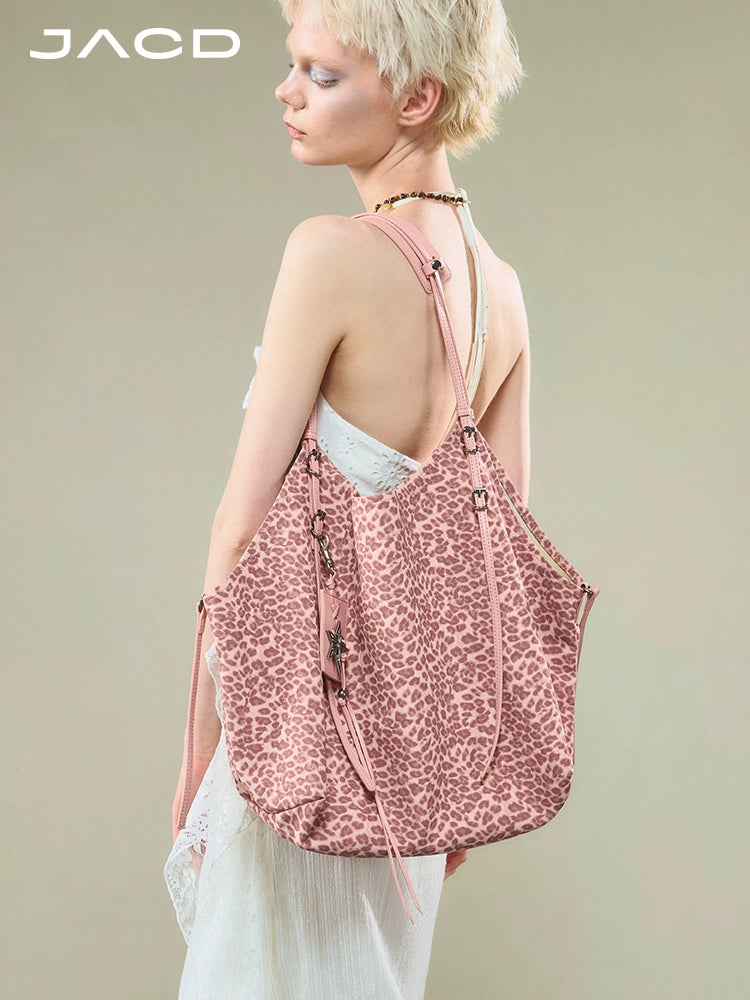 JACD Free Wild Leopard Tote Bag