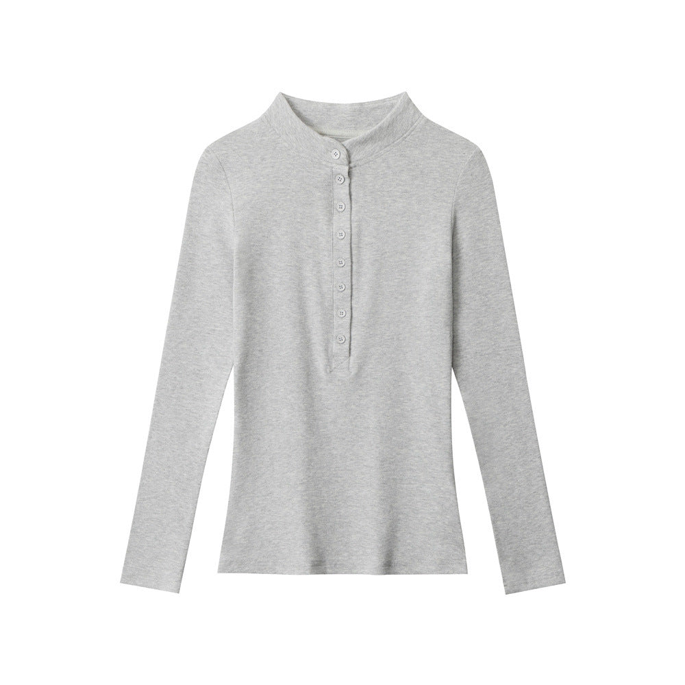 Nariele Henry Collar Slim and Slim Long Sleeves