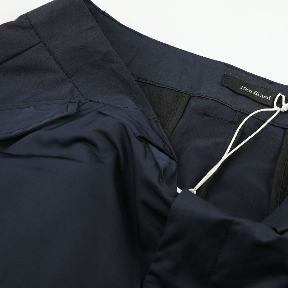 11KN Loose Laminated Large Pocket Reflective Straight Pants