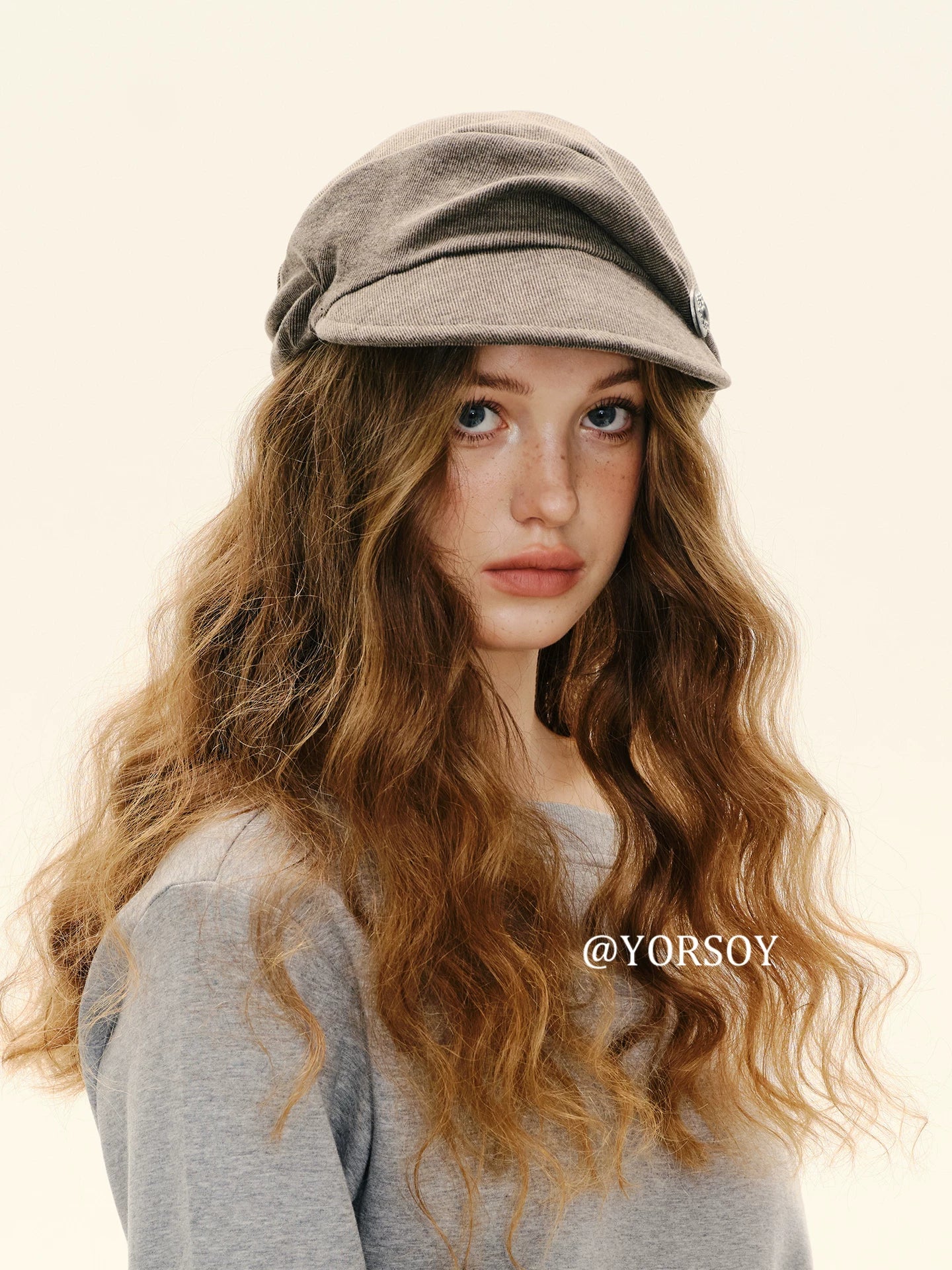 YORSOY Trendy Retro Pleated Cloud Beret