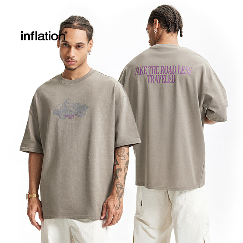 INF Motorcycle Foam Printing Tee