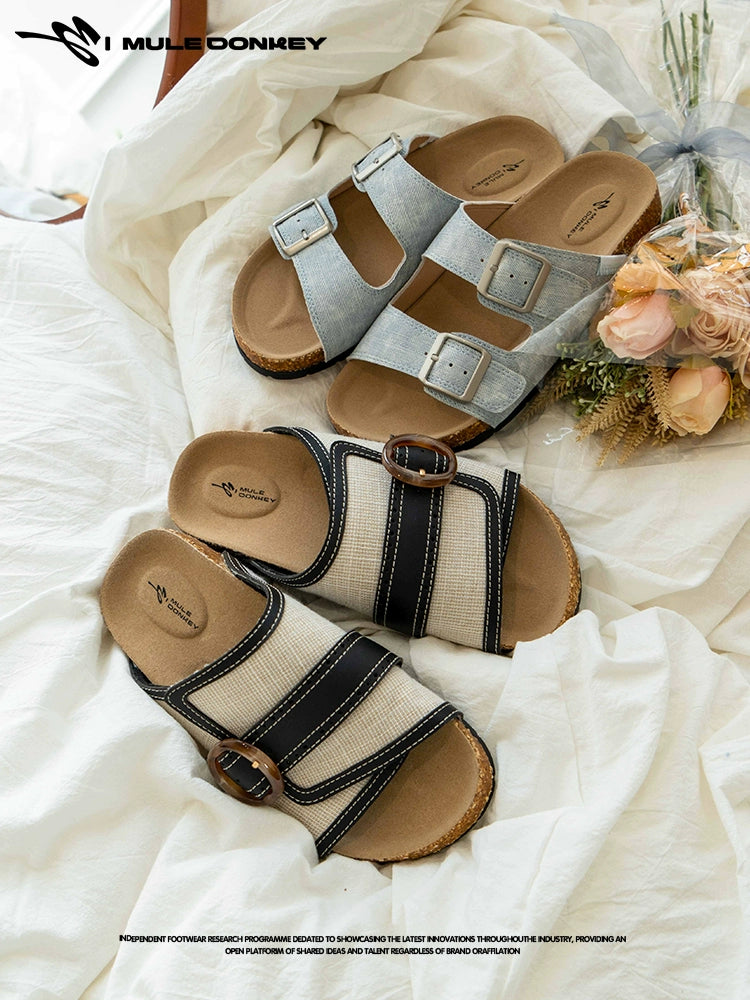 Donkey Flat Lazy Birkenstock Half Slippers