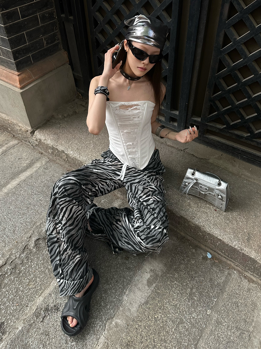 DND4DES Destroy Spice Girl Fish Bone Tube Top