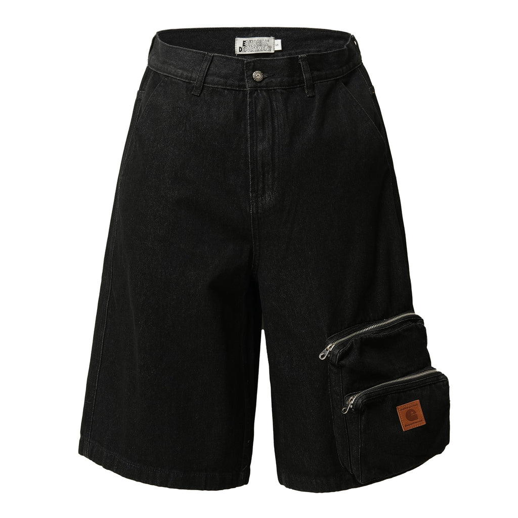 BLACKLISTS Old Denim Seven-point Tooling Shorts