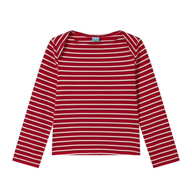 CryingCenter Striped Neck Bottom Long Sleeve