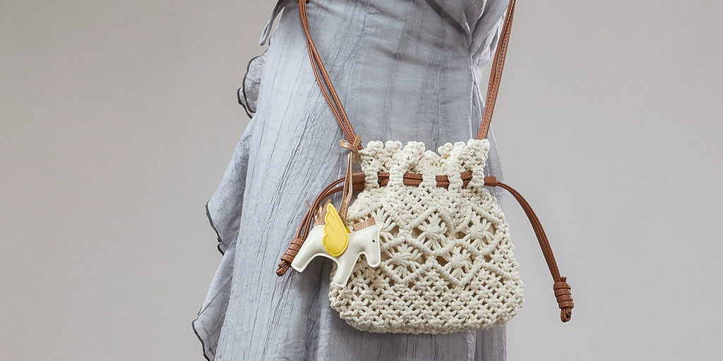 JACD Seaside Vacation Beach Bag Casual Messenger Bucket Bag