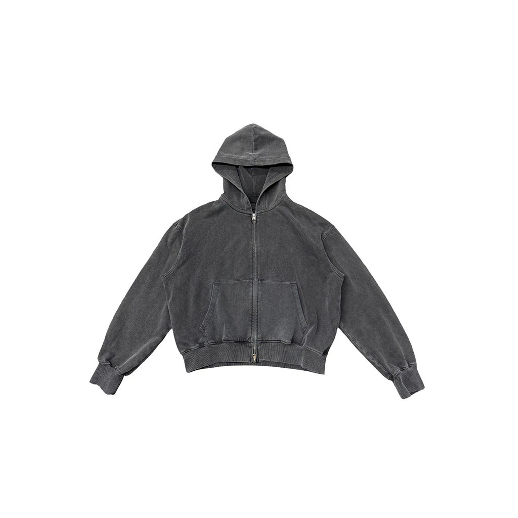 PLUS NO LOGO Vintage Hoodie Short Wide Jacket