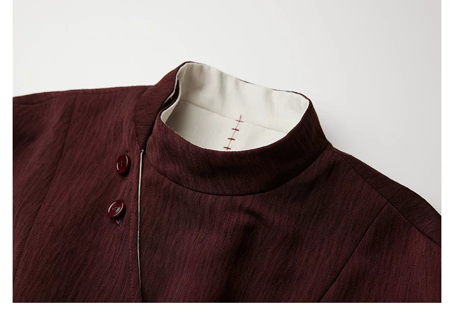 INDULGE Slim-fit Waist Suit Short Jacket
