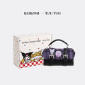 TOUTOU Kuromi College Plaid Shoulder Messenger Bag