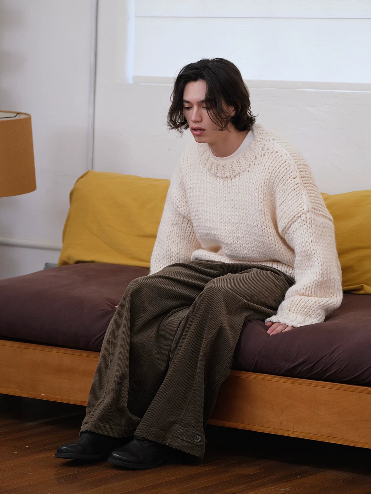 CARPEM Thick Needle Loose Lazy Sweater