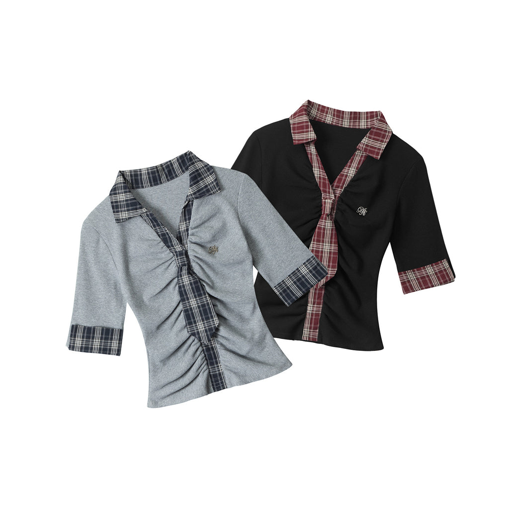 HeyHenry Fake Two-piece Tie Slim Tee