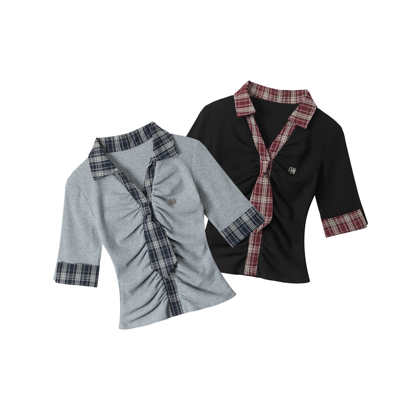 HeyHenry Fake Two-piece Tie Slim Tee