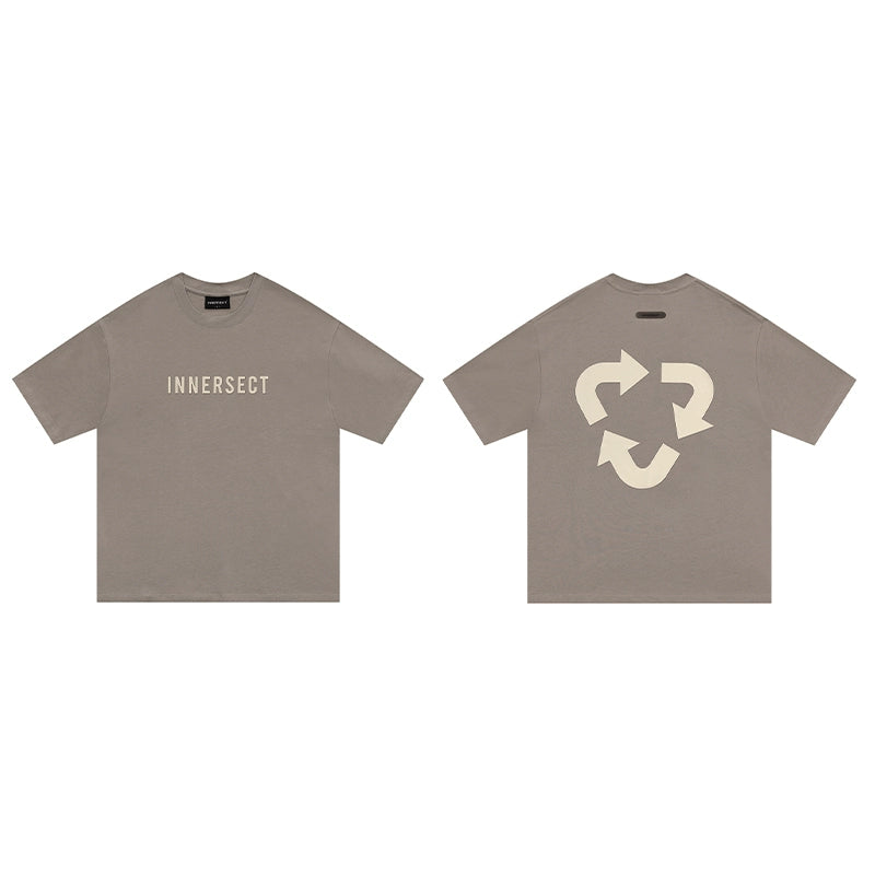 INNERSECT Trendy Brand Letter Versatile Loose Tee