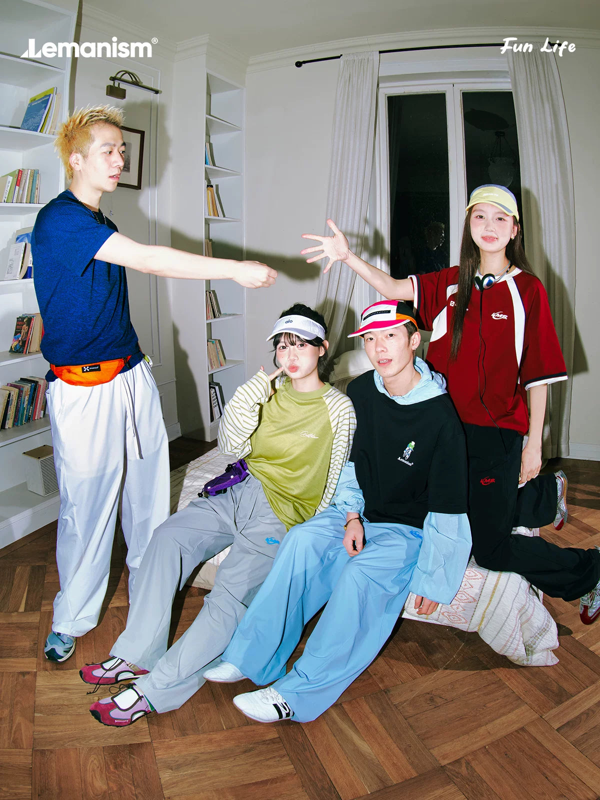Lemanism Wide-leg Sweatpants