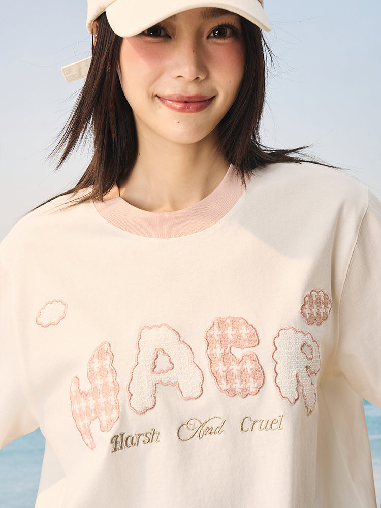 HACR Korean Children's Fun Cloud Sticker Solona Tee