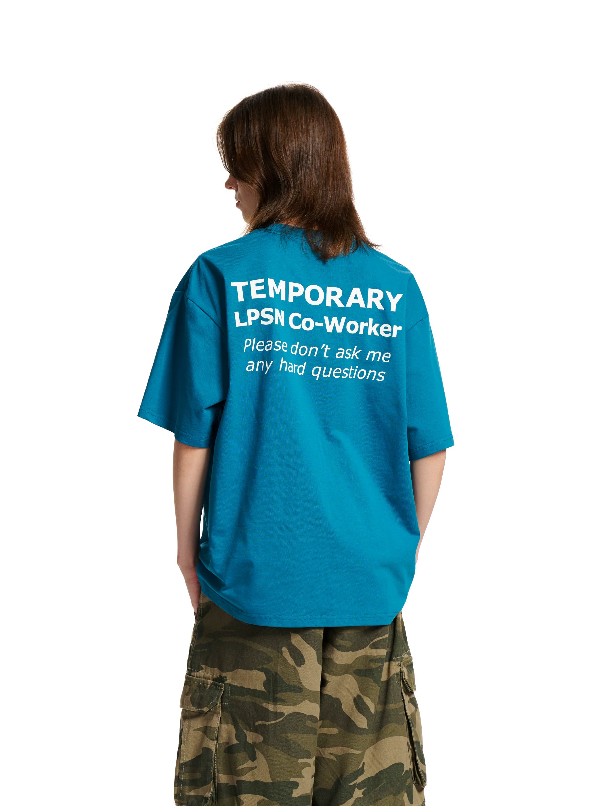 Loopsoon Fun Text Print Versatile Fashion Tee