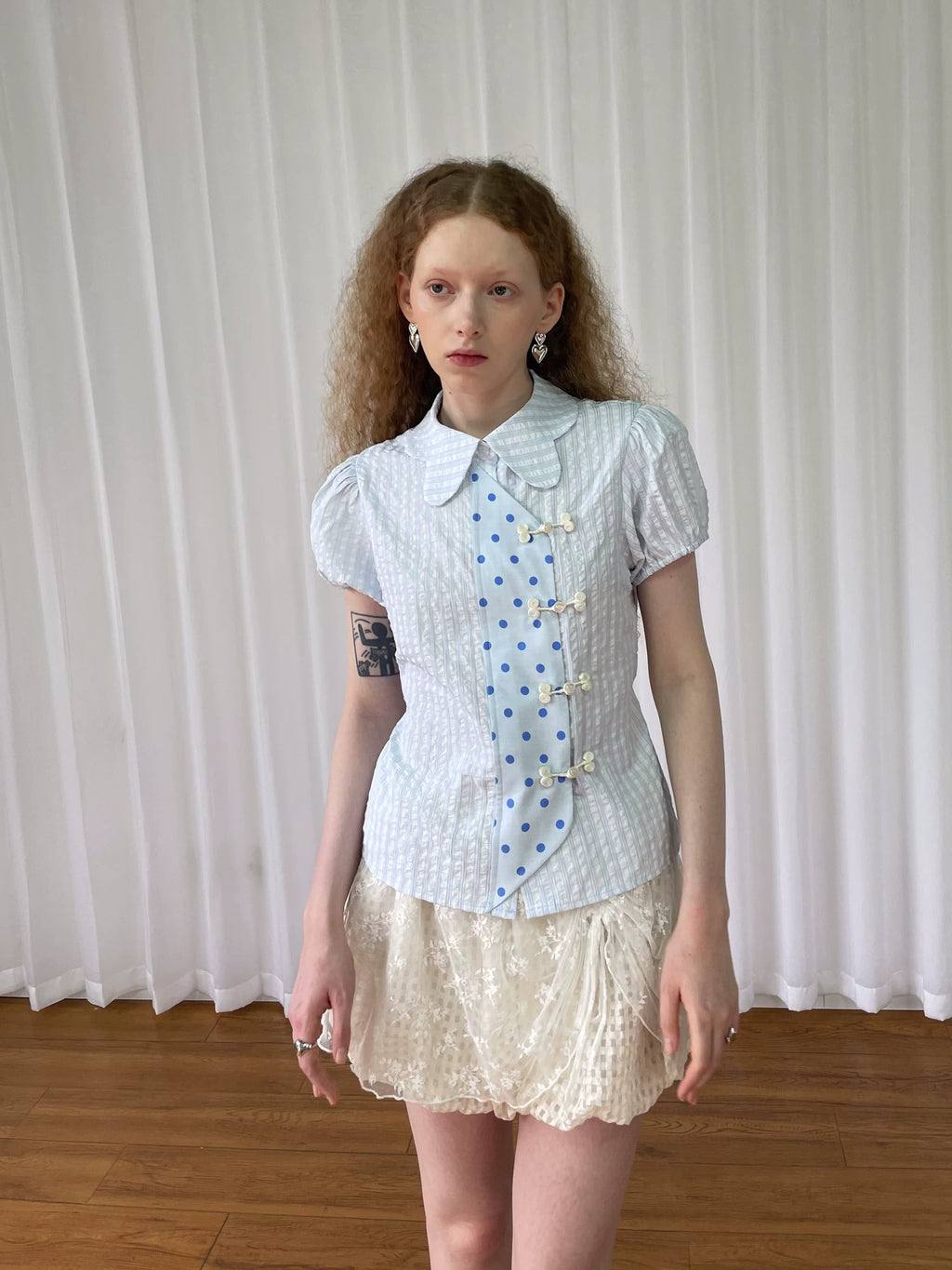 Loosesmell Lace Patchwork Culottes