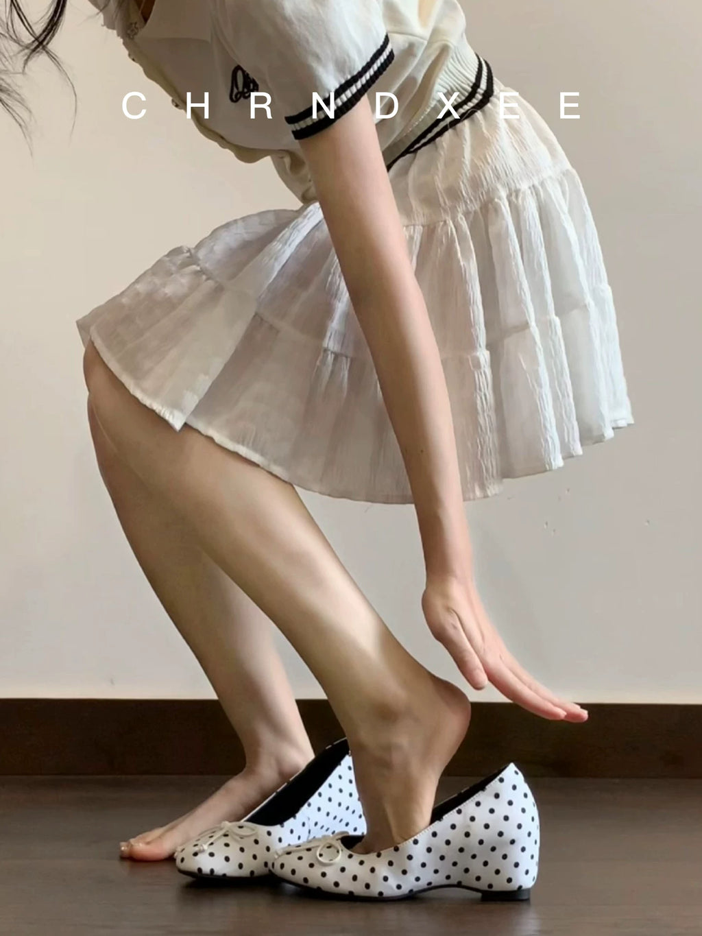 CHRNDXEE Versatile Bow Light Mouth Single Shoes