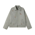 TGNS Small Flower Embroidered Short Tooling Jacket