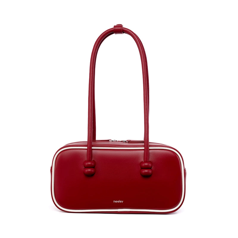 Neeley Contrast Versatile Leather Shoulder Underarm Bag