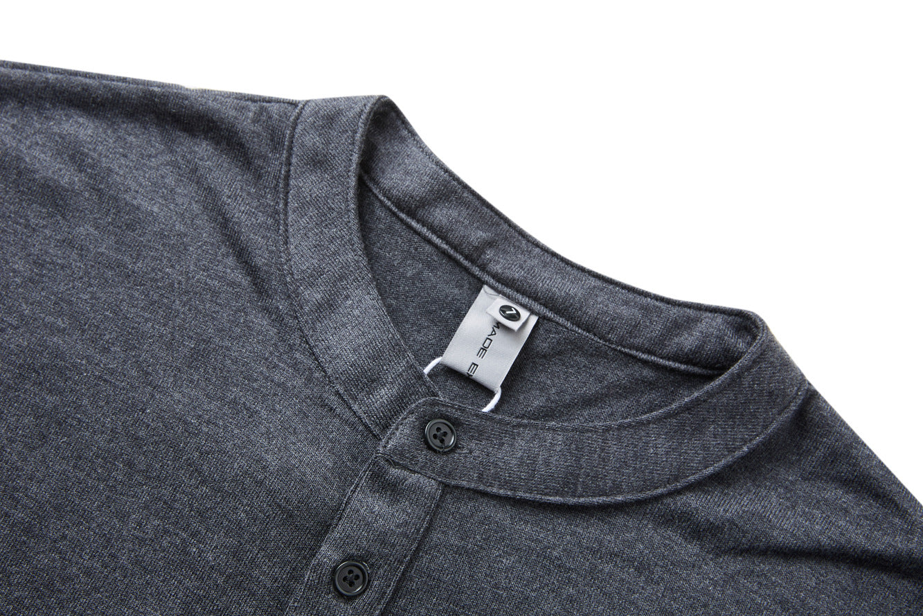 EME Henry Collar Bottom Long Sleeve