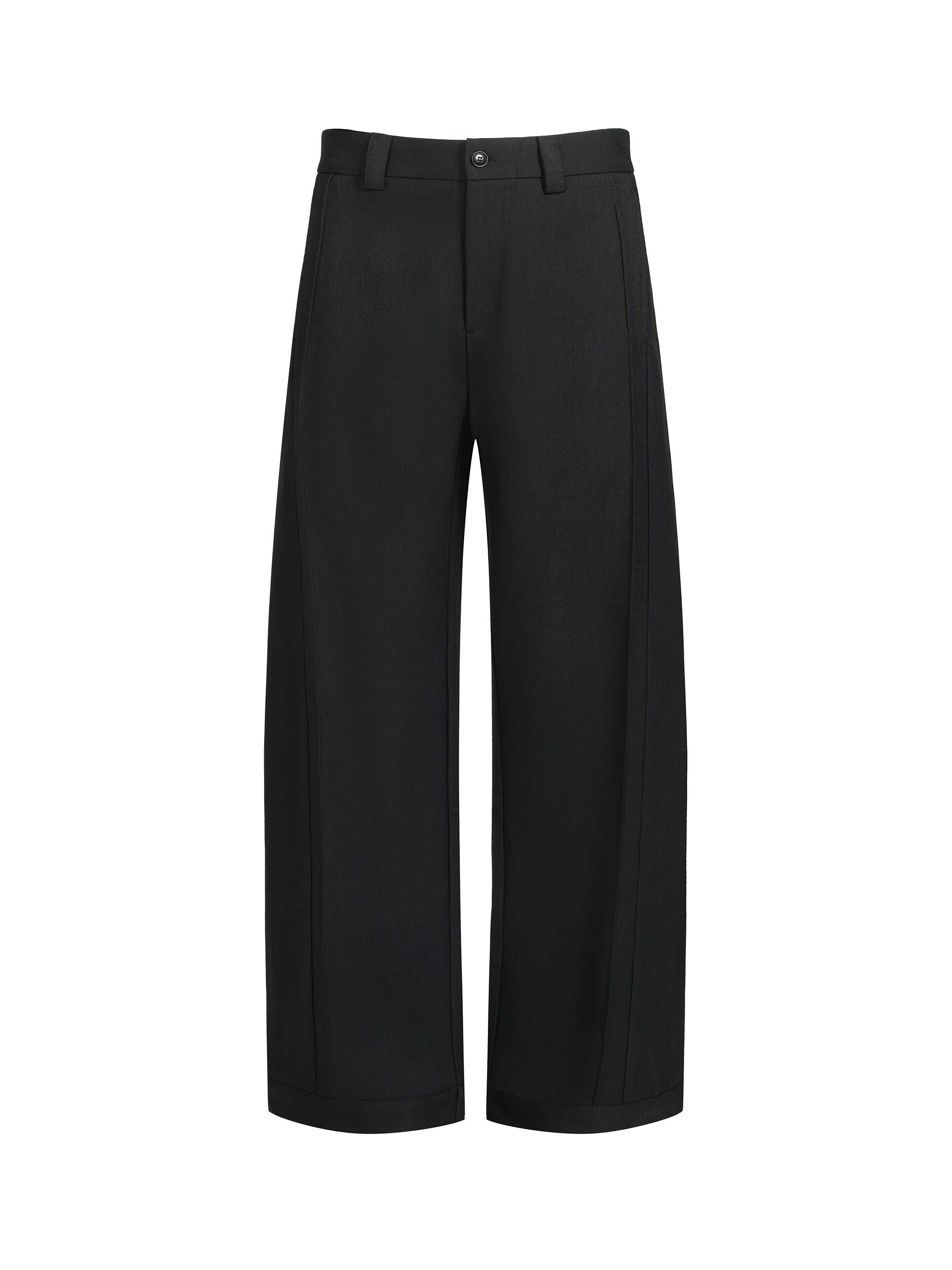 TERRAINCOGNITA Pinch Pleated Silhouette Casual Versatile Trousers