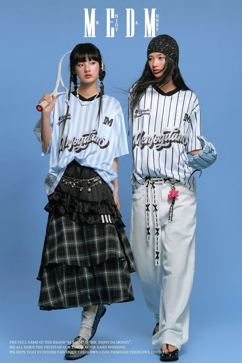 MEDM Diamond Jersey Casual Tee