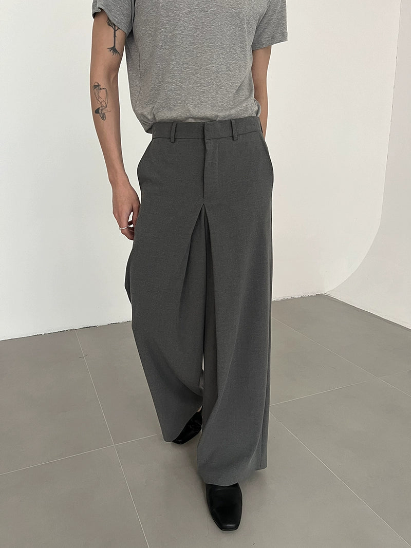 COLN Casual Versatile Loose Straight Pants