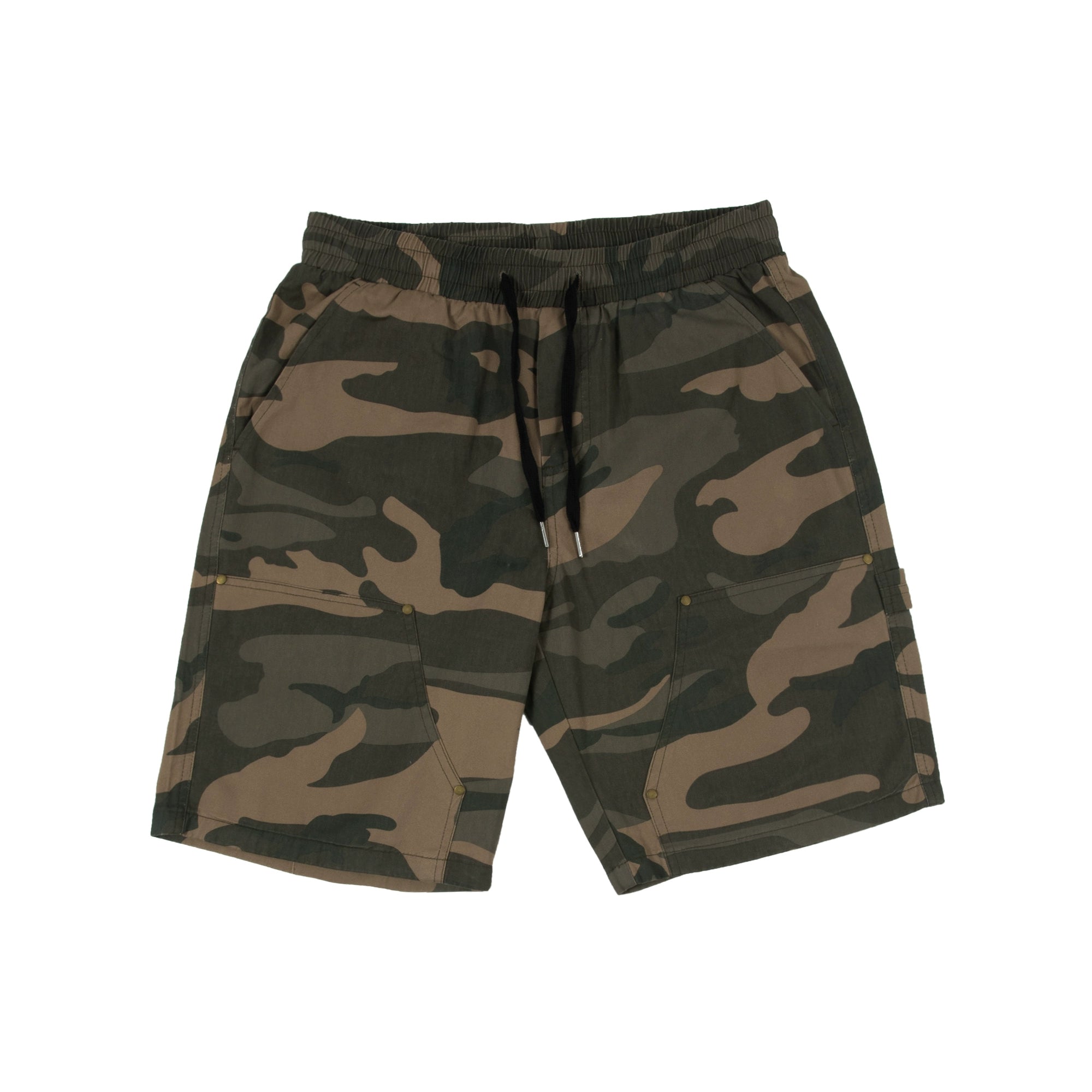 GTAL Camouflage Retro Multi-pocket Tooling Five-point Pants