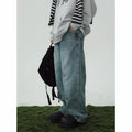 STILLYOU Street Personality Tooling Jeans