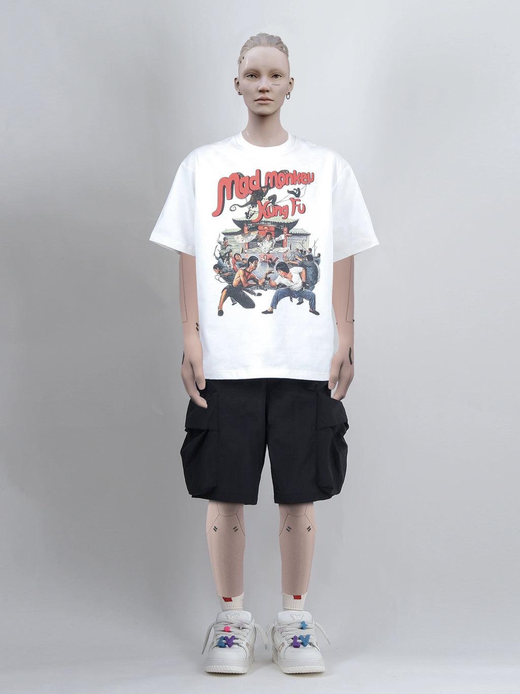 PERDU Retro Digital Printing Loose Tee