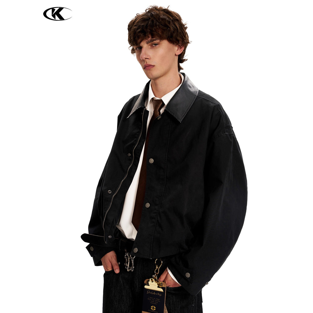 11KN Lapel Loose Casual Three-dimensional Jacket