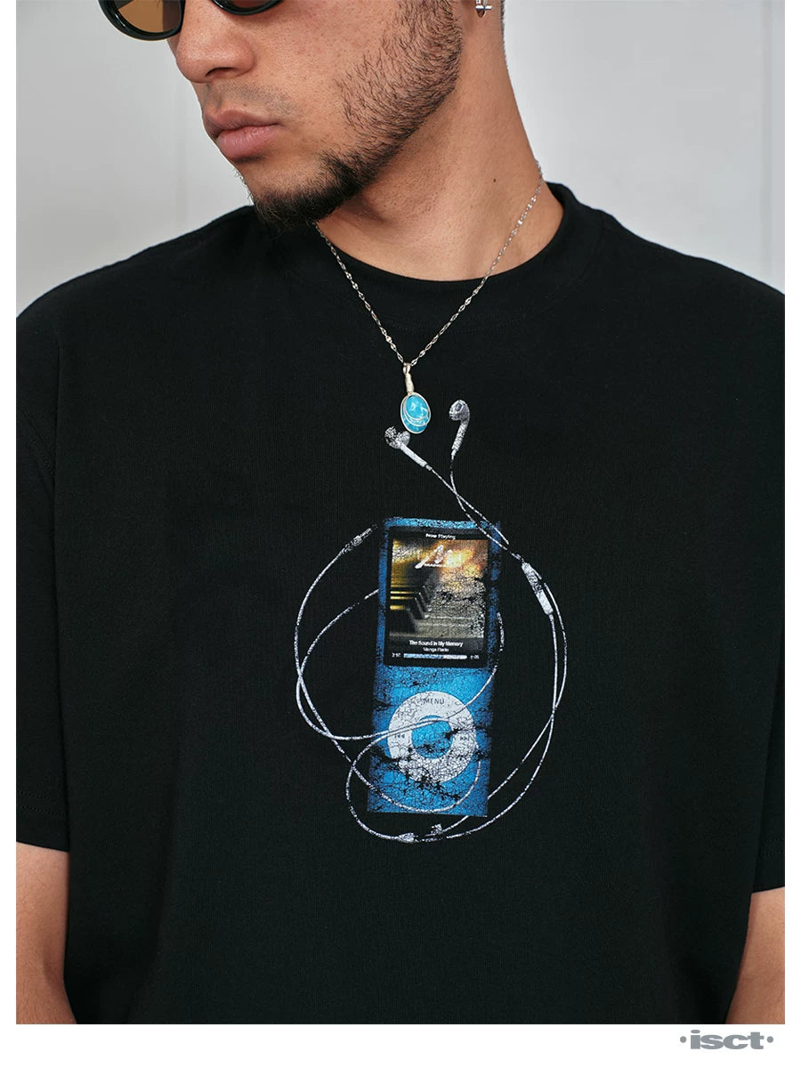ComicTree Retro Front Shoulder Loose Tee