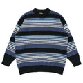 Mentmate Vintage Soft Waxy Contrast Striped Sweater