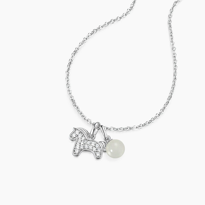 KADER Cute Horse New Year Necklace