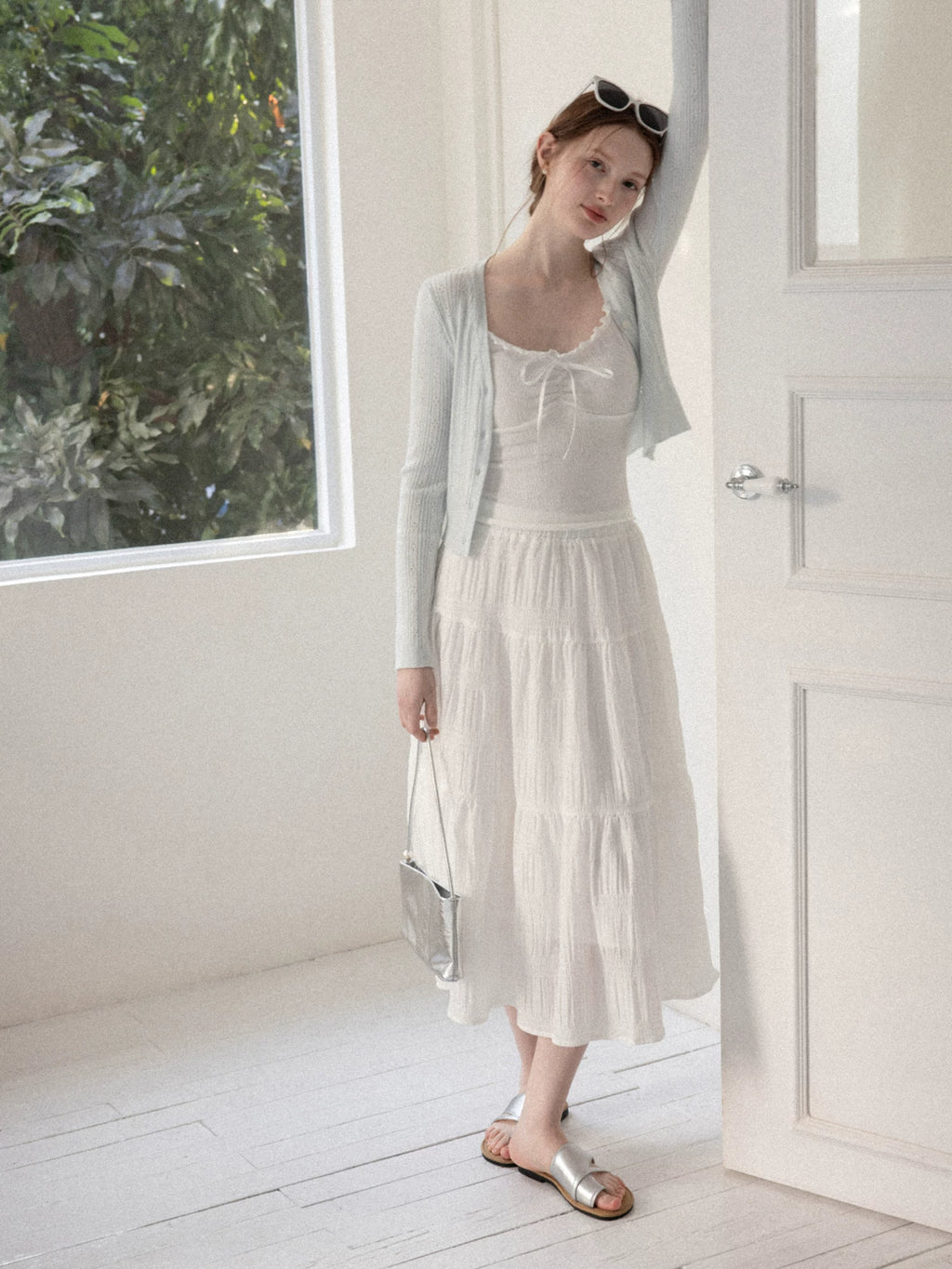 Cantonstory Simple High Waist Casual Skirt
