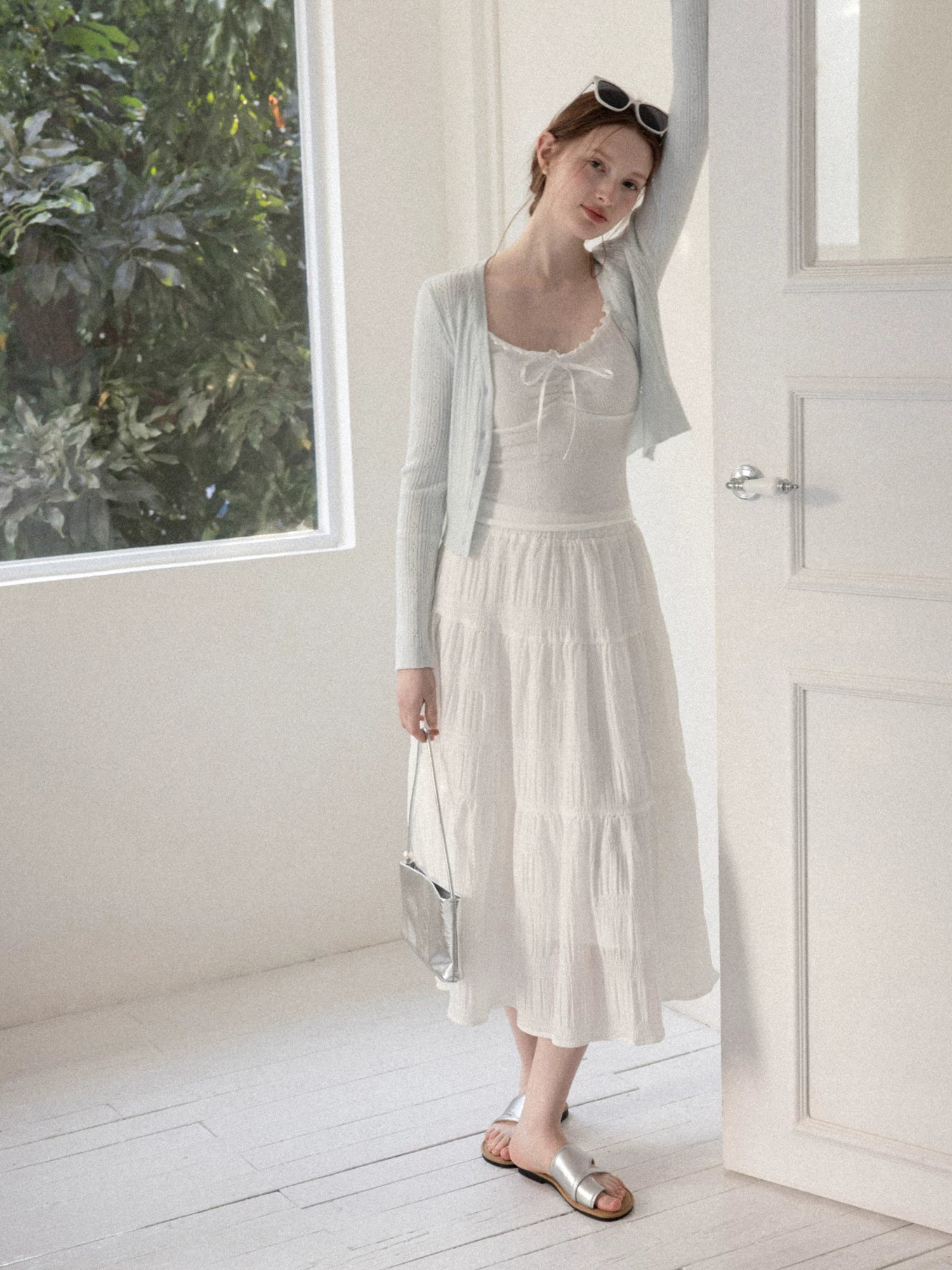 Cantonstory Simple High Waist Casual Skirt