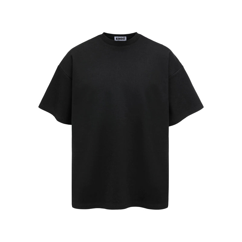 [KONOOT] Neckline Boxy Fit * 280G heavy small neckline Tee