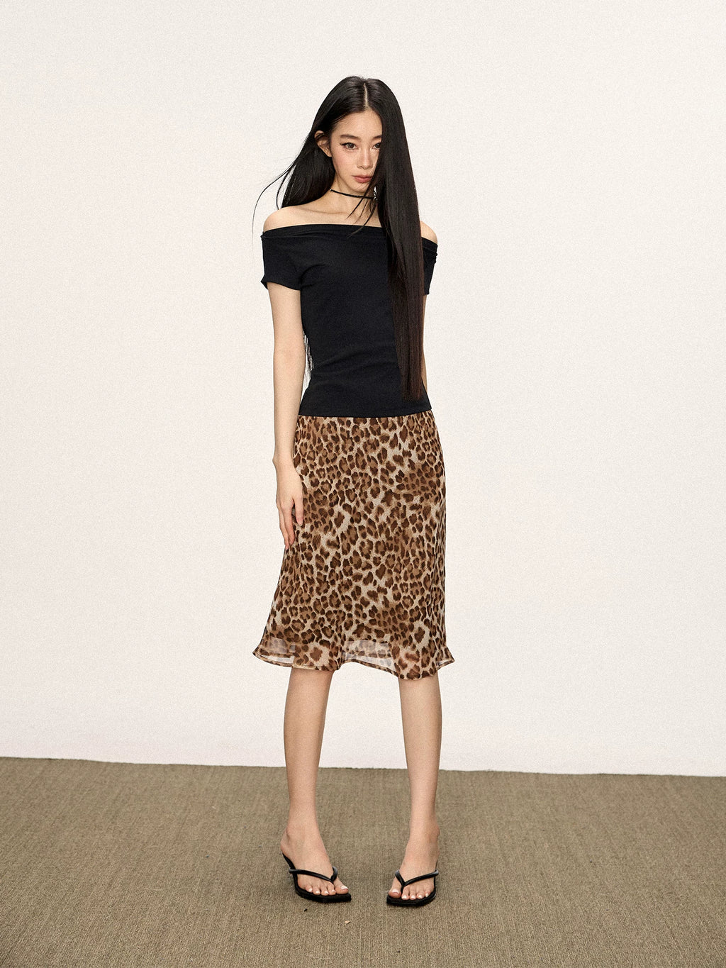 Cherry Melody Shoulder Two Slim Tee