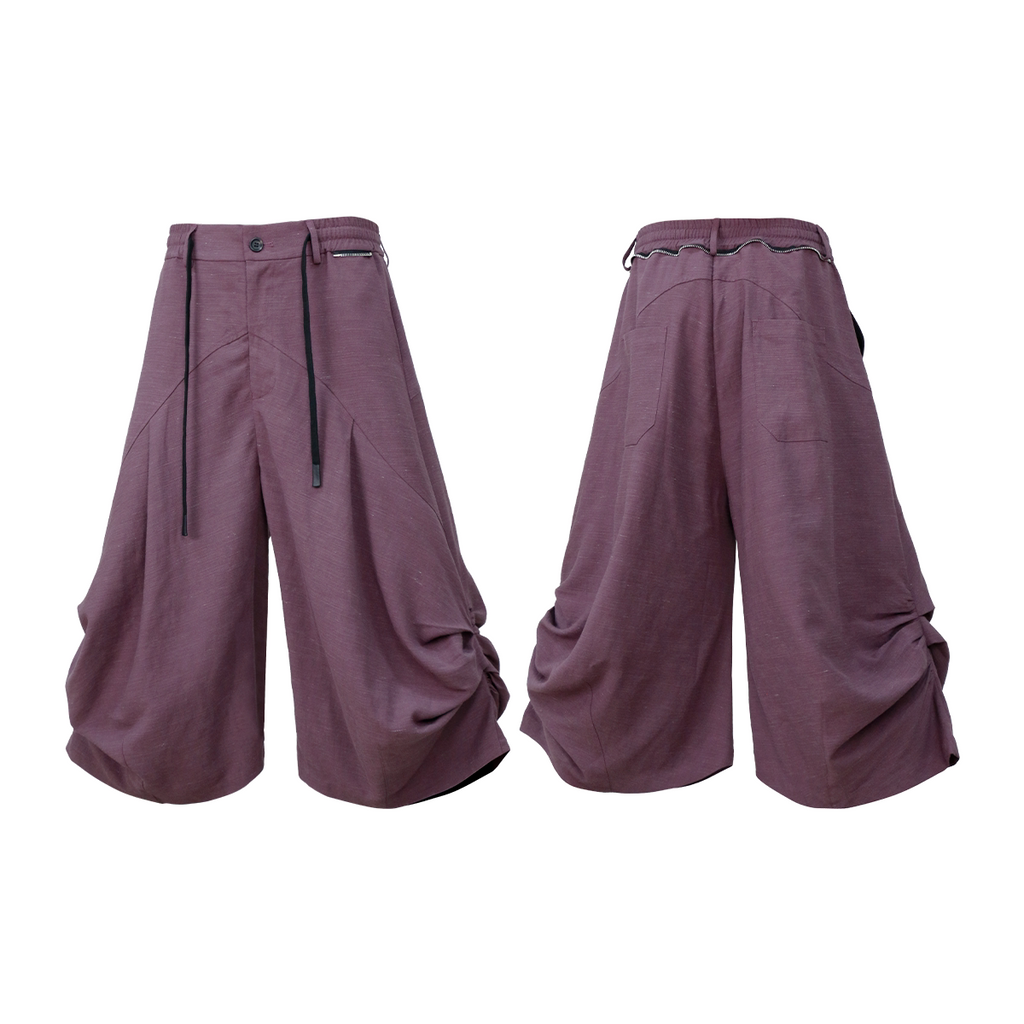 RELABEL Pleated Casual Capris